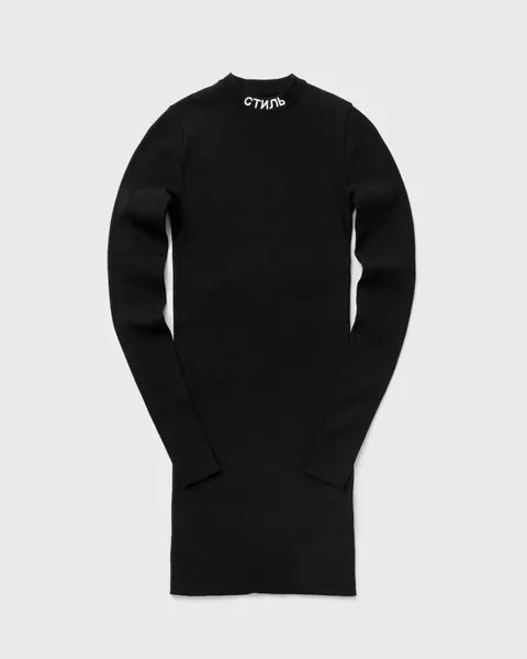Платье Heron Preston Wmns Ctnmb Longsleeve Knit Dress, черный/белый