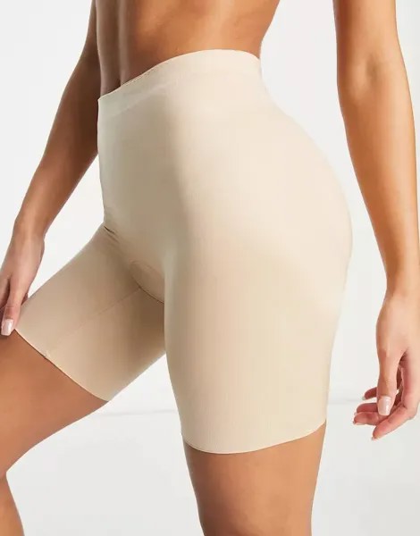 Шорты с эффектом пуш-ап Spanx Suit Your Fancy Butt Enhancer Body Sharing в цвете Natural Glam