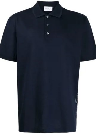 Salvatore Ferragamo рубашка-поло с логотипом