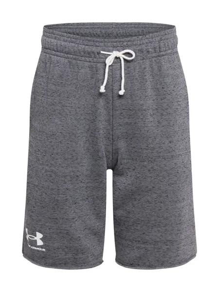 Обычные тренировочные брюки Under Armour Rival Terry, пестрый серый