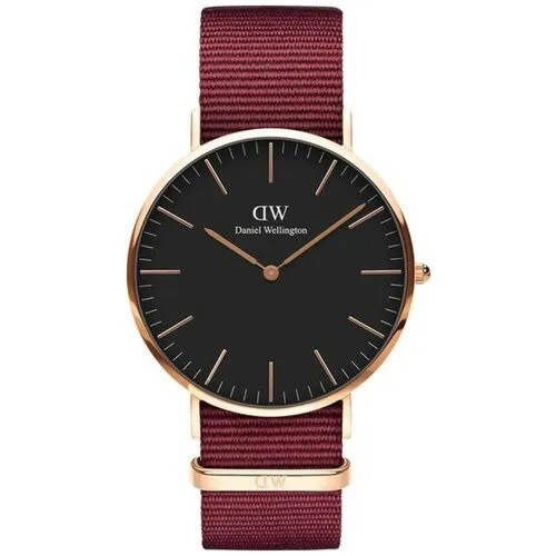 Наручные часы Daniel Wellington Classic, бордовый, золотой