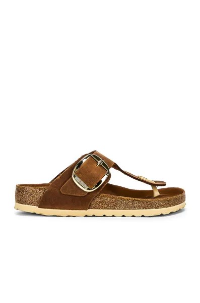 Сандалии Birkenstock Gizeh Big Buckle, цвет Cognac