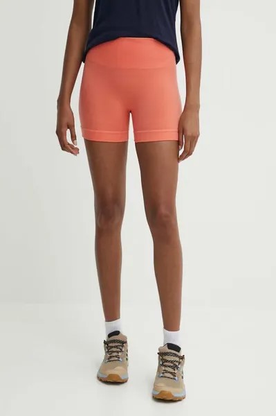 Бесшовные спортивные шорты ZoneKnit Merino Blend Icebreaker, оранжевый