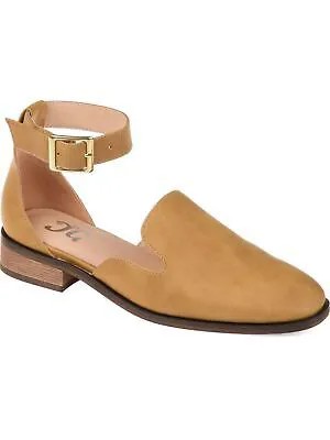 JOURNEE COLLECTION Женские желтые туфли на блочном каблуке с квадратным носком Dorsay Loreta 8,5