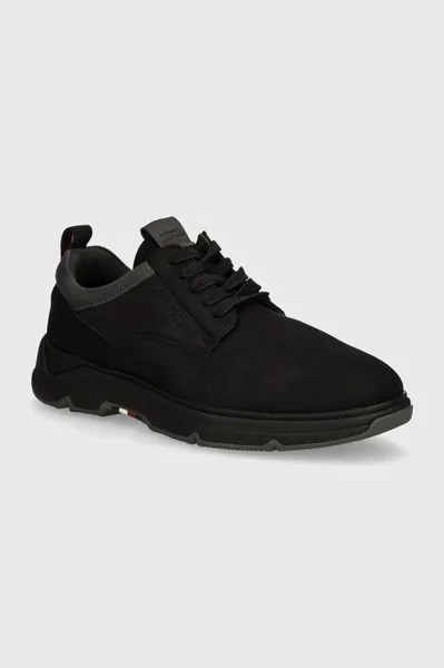 Замшевые кроссовки HILFIGER NUBUCK MIX HYBRID SHOE Tommy Hilfiger, черный