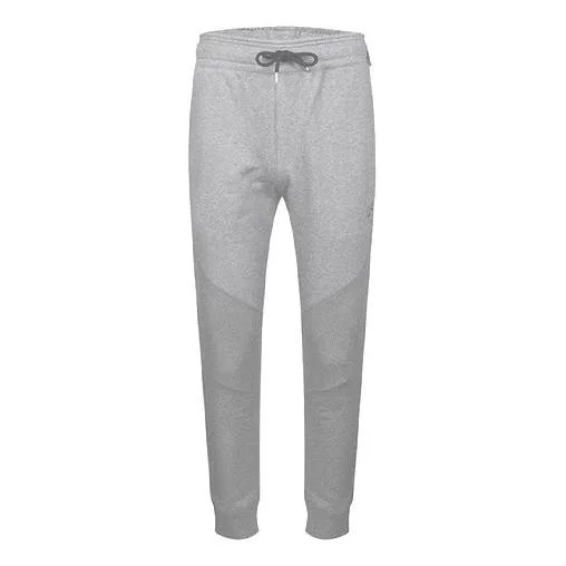 Спортивные штаны Air Jordan Fleece Casual Bundle Feet Sports Long Pants Gray, серый