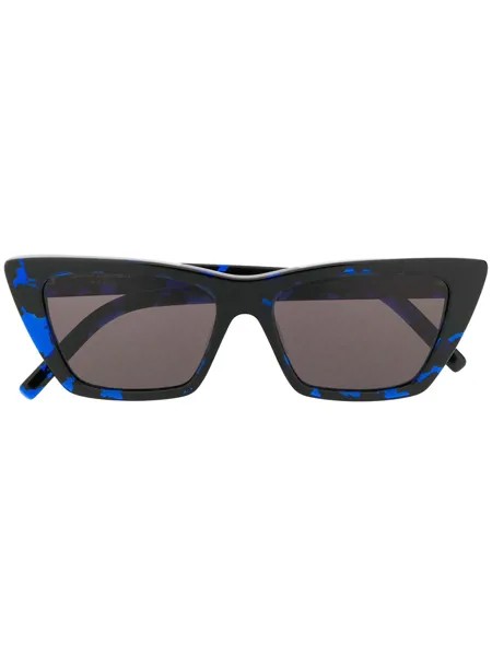 Saint Laurent Eyewear солнцезащитные очки в прямоугольной оправе