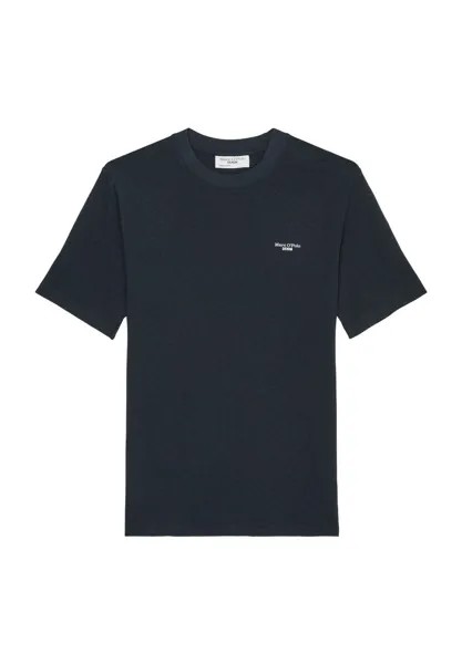 Футболка с логотипом, хлопок, мужская Marc O'Polo DENIM, цвет True Navy