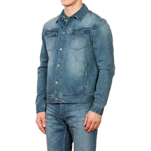 Ветровка куртка синяя джинсовая мужская WESTLAND W9297BLUE размер XL
