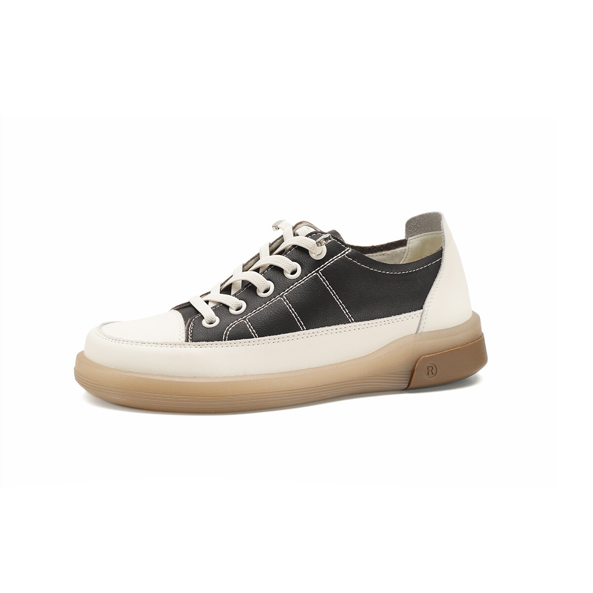 Кроссовки D:FUSE SCANDINAVIA Skateboarding Shoes Women's Low-top Black/off-white, черный/бежевый