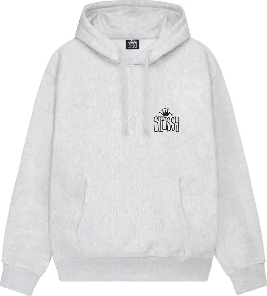 Худи Stussy Crown International 'Ash Heather', серый