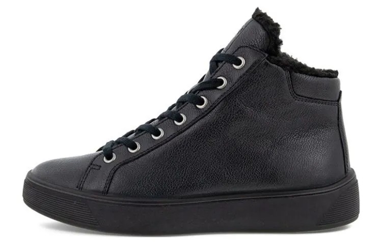 Кроссовки ecco Lifestyle Shoes Women's High-top Black, черный