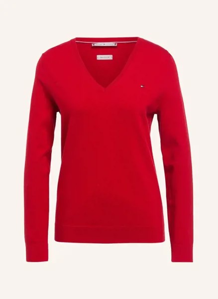 Пуловер женский Tommy Hilfiger 1000908458 красный XS (доставка из-за рубежа)