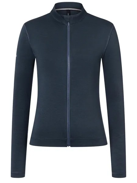Лонгслив super.natural Merino Fahrradtrikot, синий