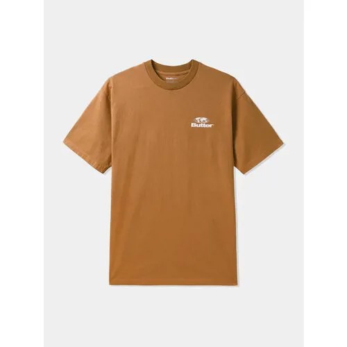 Футболка Butter Goods Organic Tee, размер XXL, коричневый