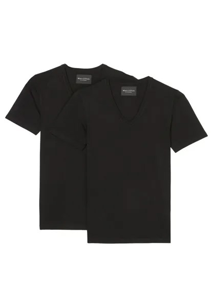 Майка Marc O´Polo/Shirt Langarm Essentials Organic Cotton, черный