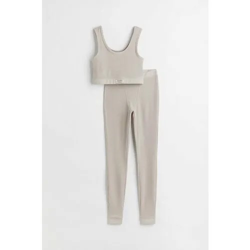 Пижама  H&M, размер XL, бежевый