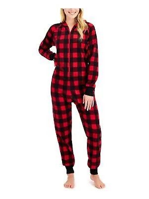 FAMILY PJs Intimates Red Fleece Plaid S