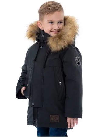 Парка для мальчика Talvi 93713, размер 098/52, цвет темно-серый