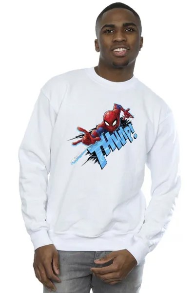 Толстовка с изображением Человека-паука Marvel, белый