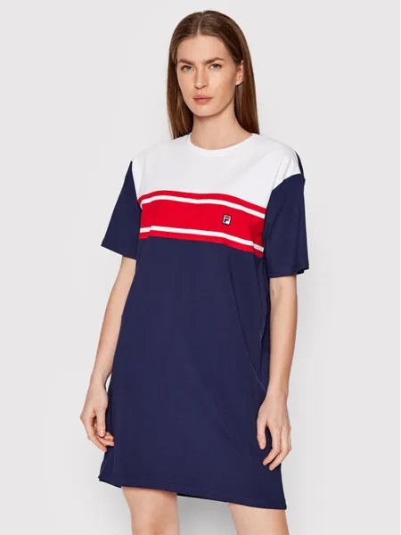 Платье на каждый день, стандартного кроя Fila, синий