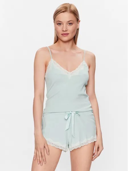 Пижамная футболка базового кроя Hunkemöller, зеленый