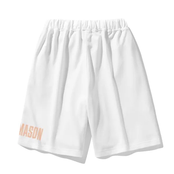 Masongarments Повседневные шорты унисекс, Бежевый/Серый