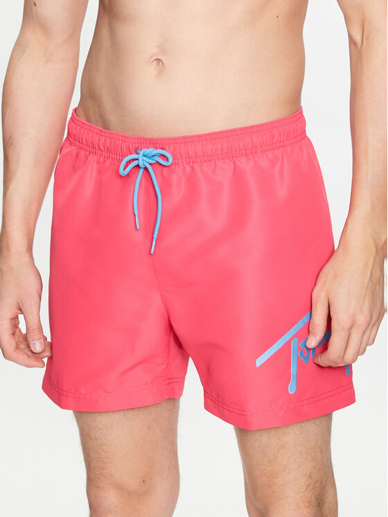 Пляжные шорты узкого кроя Tommy Jeans, розовый