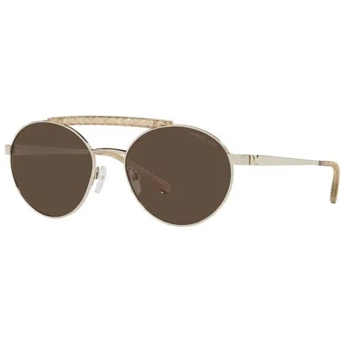 Солнцезащитные очки MICHAEL KORS, коричневый, золотой