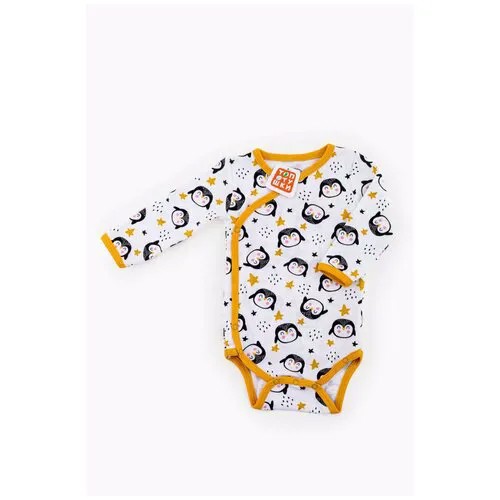 Боди-кимоно Топотушки Пингвины с длинным рукавом 6865-68