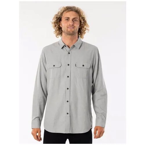 Рубашка Rip Curl OURTIME L/S SHIRT, цвет 7089 MINERAL GREEN, размер L