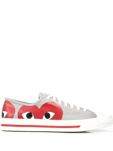 Comme des Garçons кеды Jack Purcell, серый