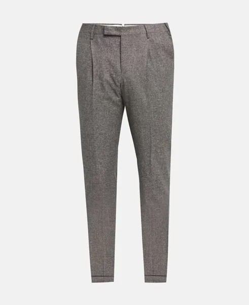 Шерстяные брюки PT Torino, цвет Medium Grey