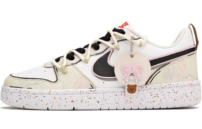 Кроссовки Nike Court Borough Skateboarding Shoes Women's Low-top White, цвет Off White