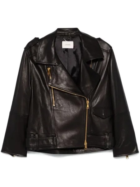 Dorothee Schumacher байкерская куртка Sleek Statement, черный