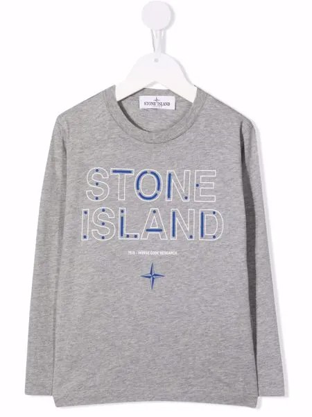 Stone Island Junior футболка с логотипом