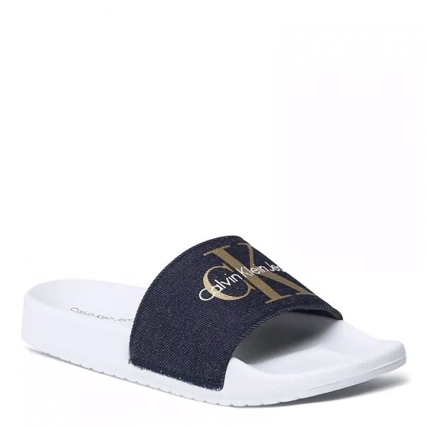 Сланцы женские Calvin Klein Jeans CHANTAL_2 синие 41 EU