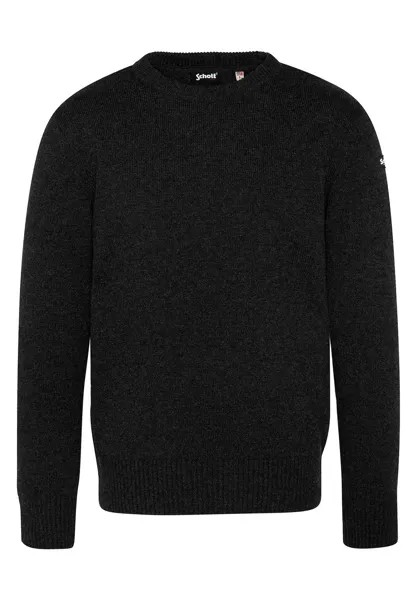 Свитер Crewneck Schott, цвет noir