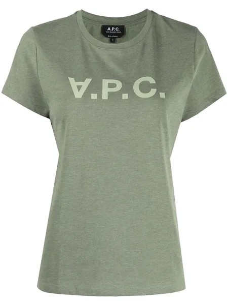 A.P.C. футболка с логотипом