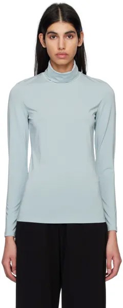 Синяя эластичная водолазка Max Mara Leisure