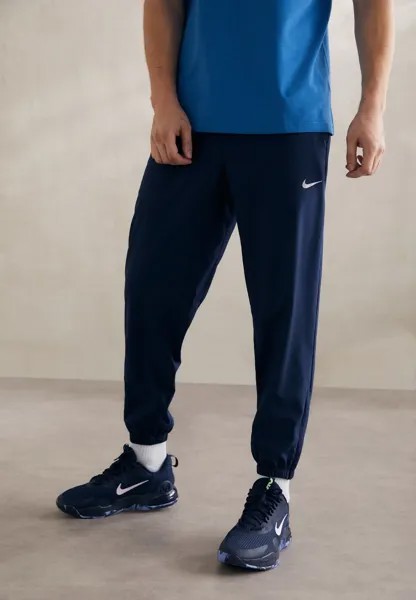 Спортивные брюки FORM PANT Nike, обсидиан/черный/серебристый со светоотражающим эффектом