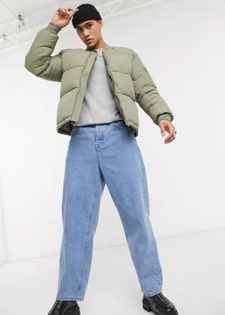 Зеленый дутый бомбер с карманом в стиле MA1 ASOS DESIGN-Зеленый цвет