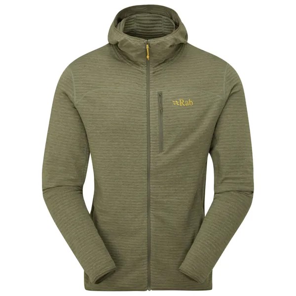 Флисовая жилетка Rab Ascendor Light Hoody, цвет Light Khaki