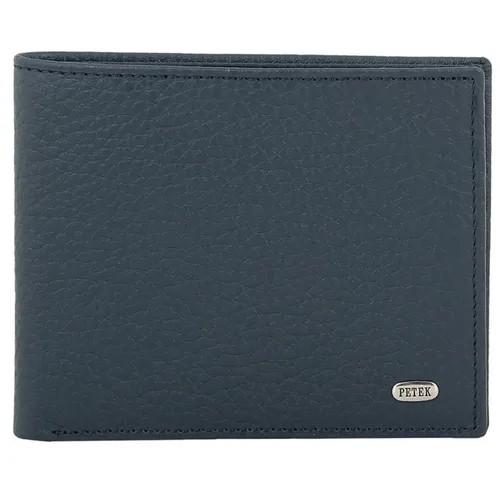 Портмоне мужское из натуральной кожи Petek 1855 Petek 1855 179.46B.08 темно-синий; зернистый; глянец
