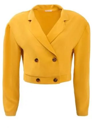 Пиджак Minaku, размер 46/M, желтый, горчичный