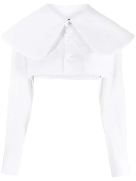 Comme Des Garçons рубашка с кружевом