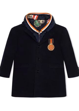 Dolce & Gabbana Kids пальто с капюшоном