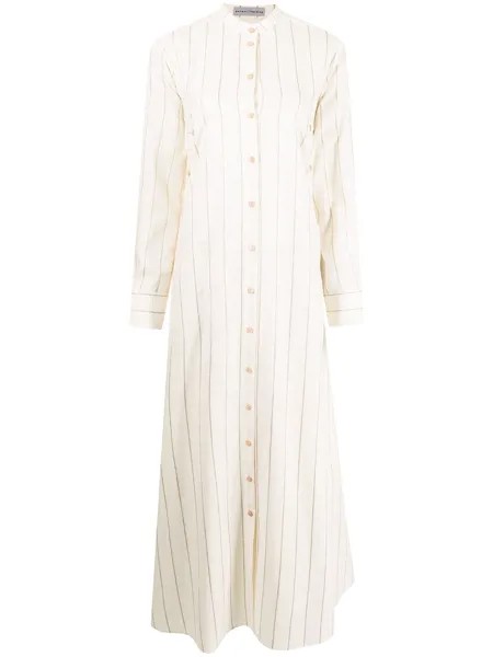Palmer//Harding stripe-print shirt dress