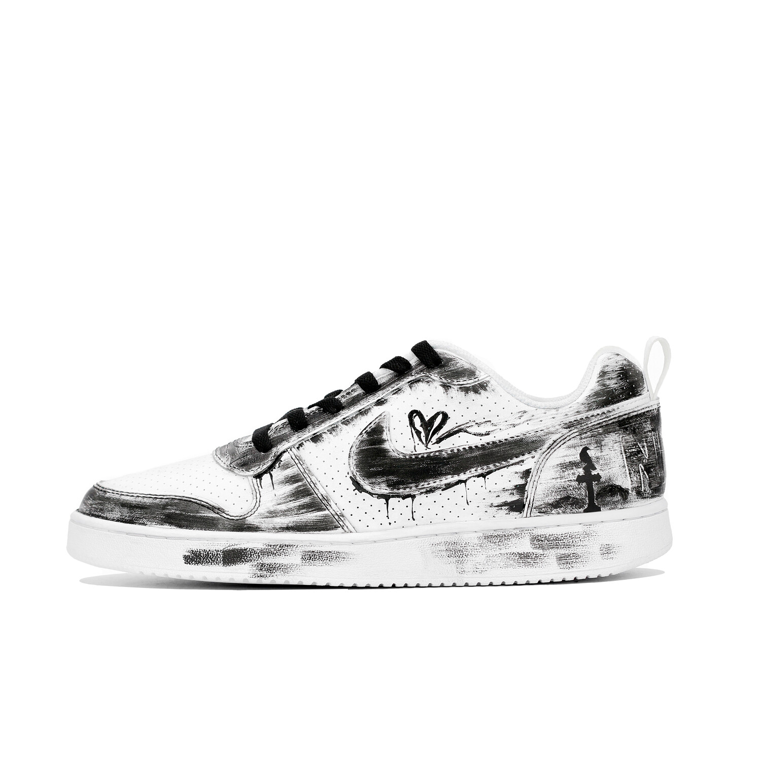Кроссовки Nike Court Royale Skateboarding Shoes Unisex Low-top Black, черный