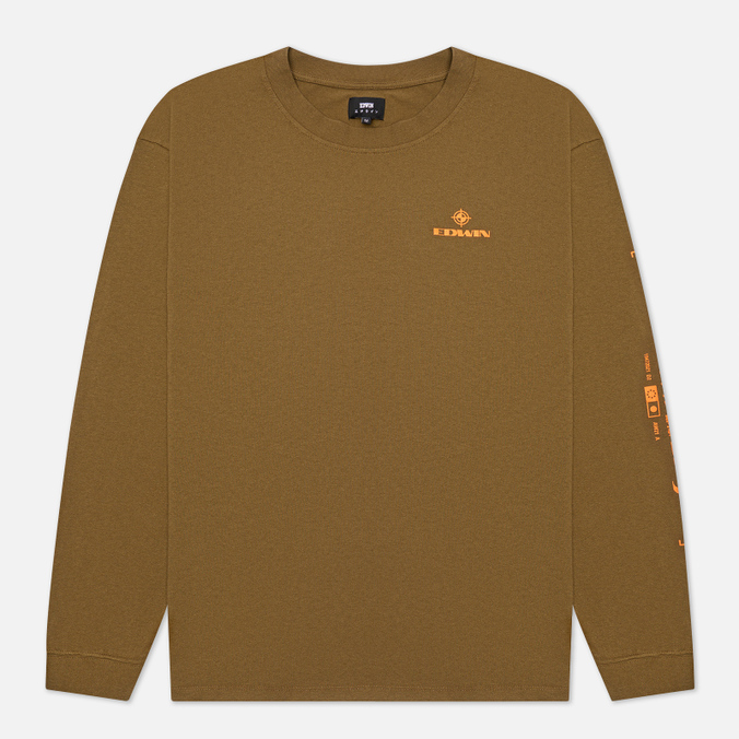 Лонгслив мужской Edwin I029707.UNG.67 хаки XL